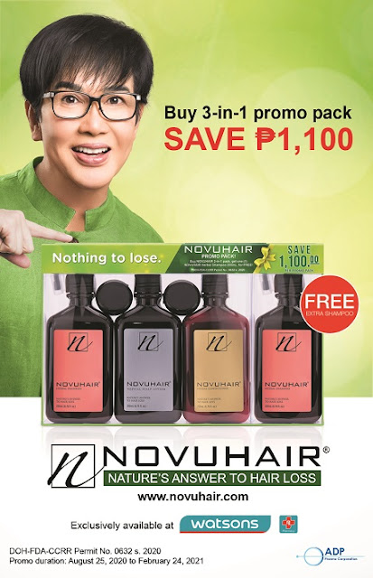 FREE Extra NOVUHAIR Herbal Shampoo