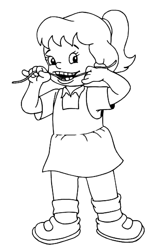 desenhos para colorir higiene pra gente miúda