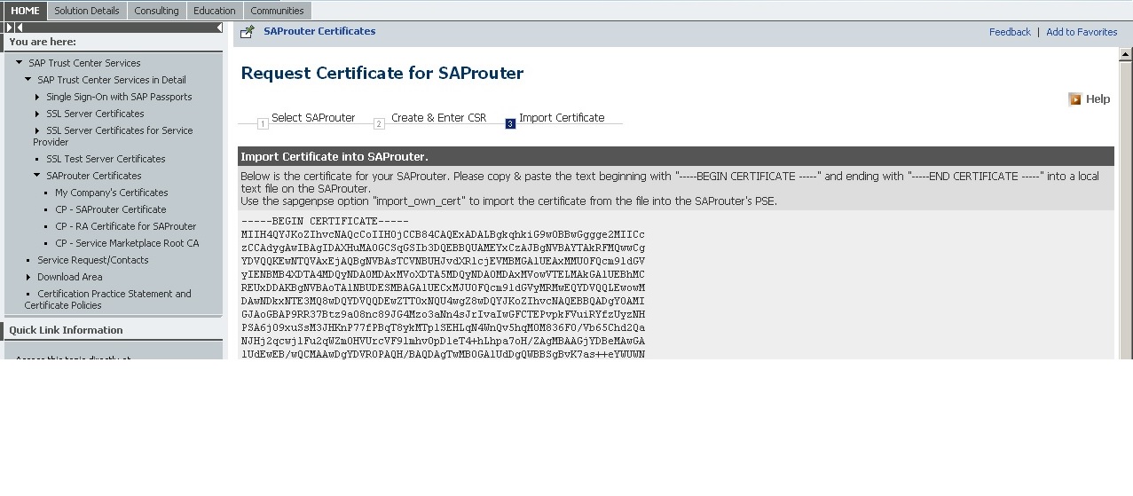 SAP Router configuration and renew of the SAP router Certificate ~ HOW ...