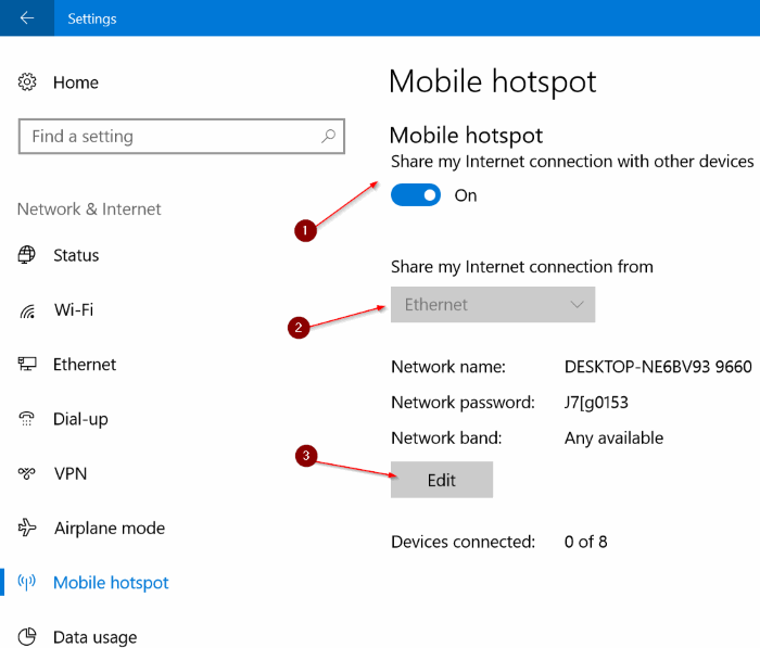 How To Share Connection Over WiFi In Windows 10 SL TECHNO ZONE