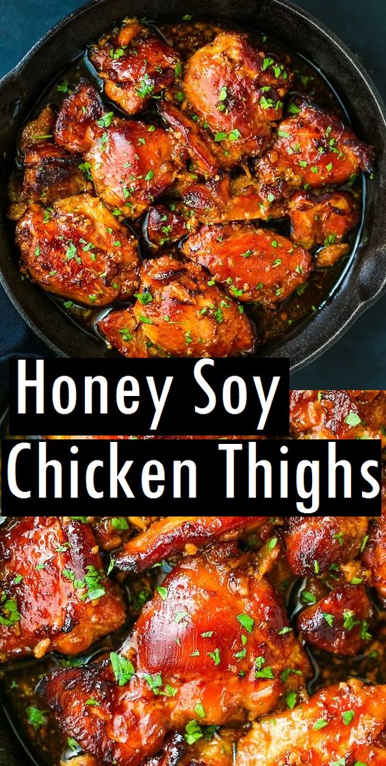 Honey Soy Chicken Thighs - Fun Recipes
