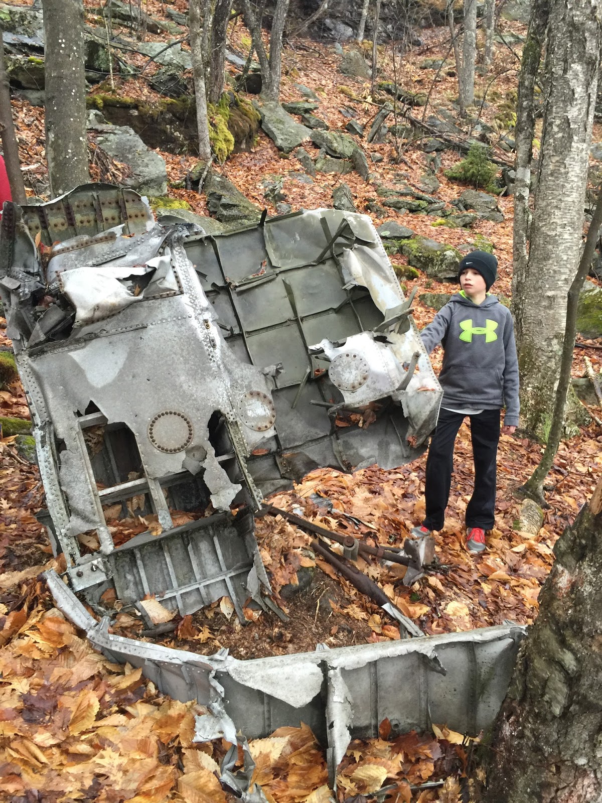 Rondinones' Adventures: Parker Mountain Plane Crash Wreckage