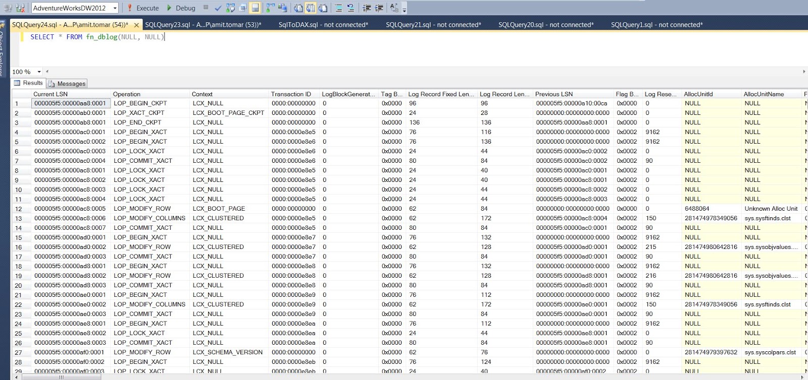 Amit Tomar's Blog (BI, Data Warehousing, Big Data) How to know who