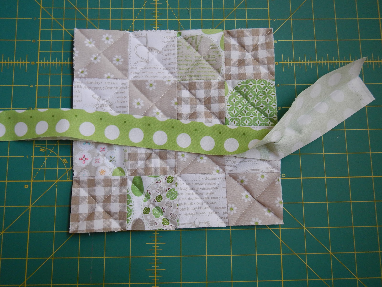 A Place to Share Charm square pot holder tutorial