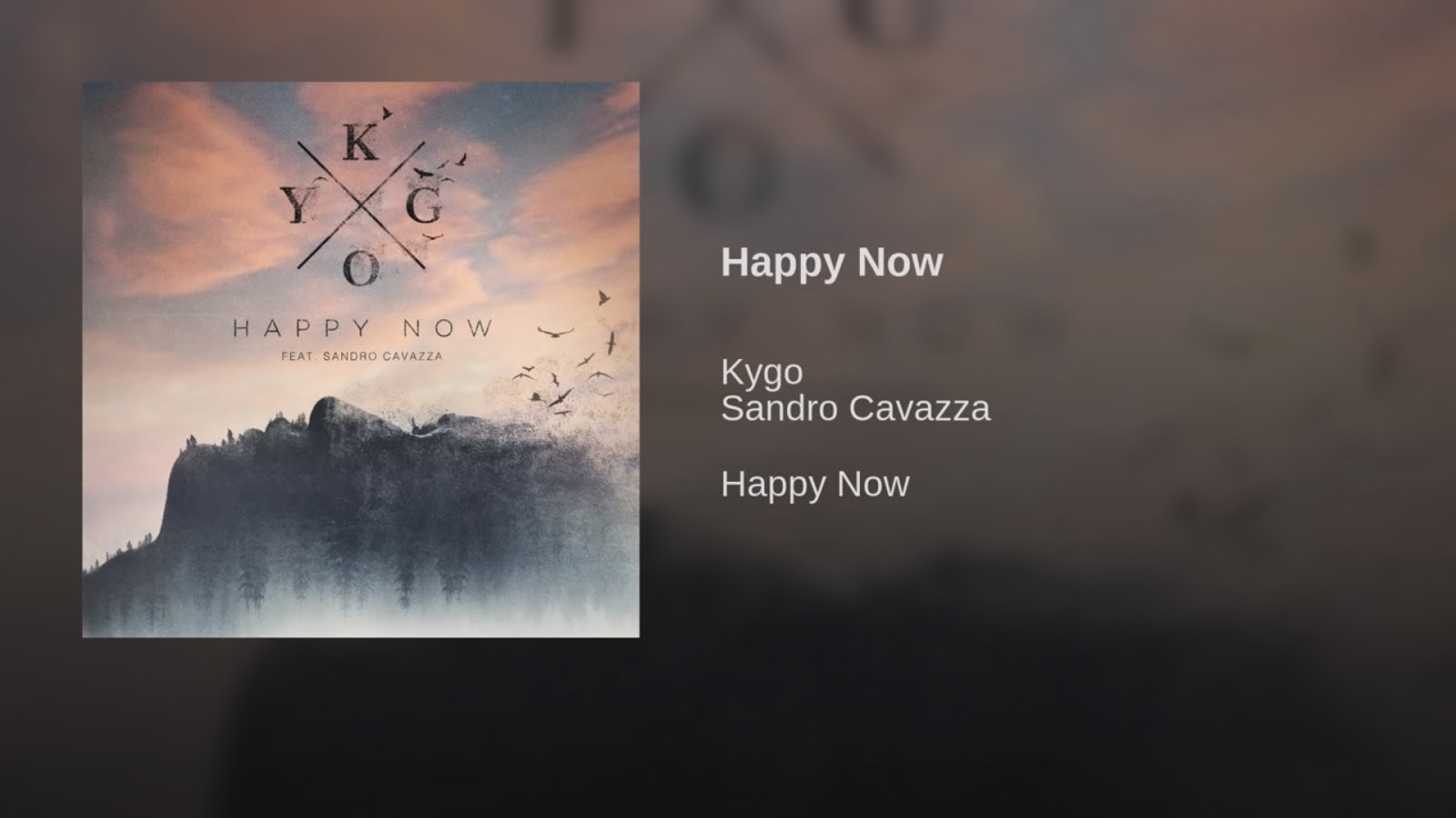 Kygo ft Sandro Cavazza Happy Now 365 Days With Music