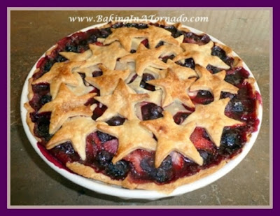 Mixed Berry Pie | recipe developed by www.BakingInATornado.com | #recipe #dessert