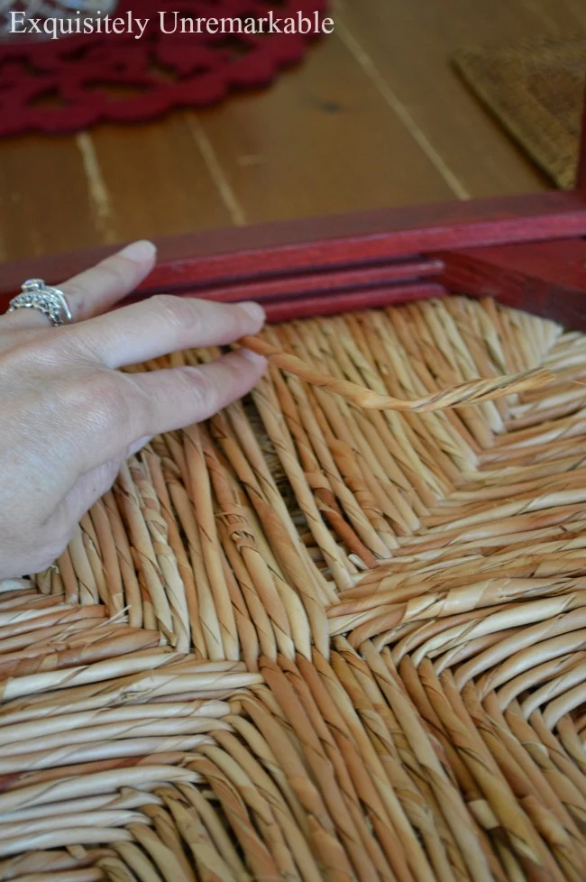 How To Repair Rush Seating Exquisitely Unremarkable