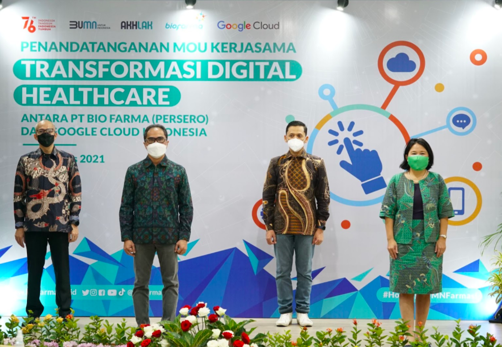 Blog resmi Google di Indonesia Bio Farma dan Google Cloud sepakati MoU