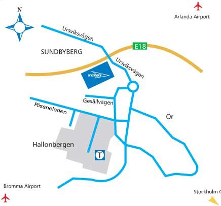 Karta över Sundbyberg Bild | Karta över Sverige, Geografisk, Fysisk