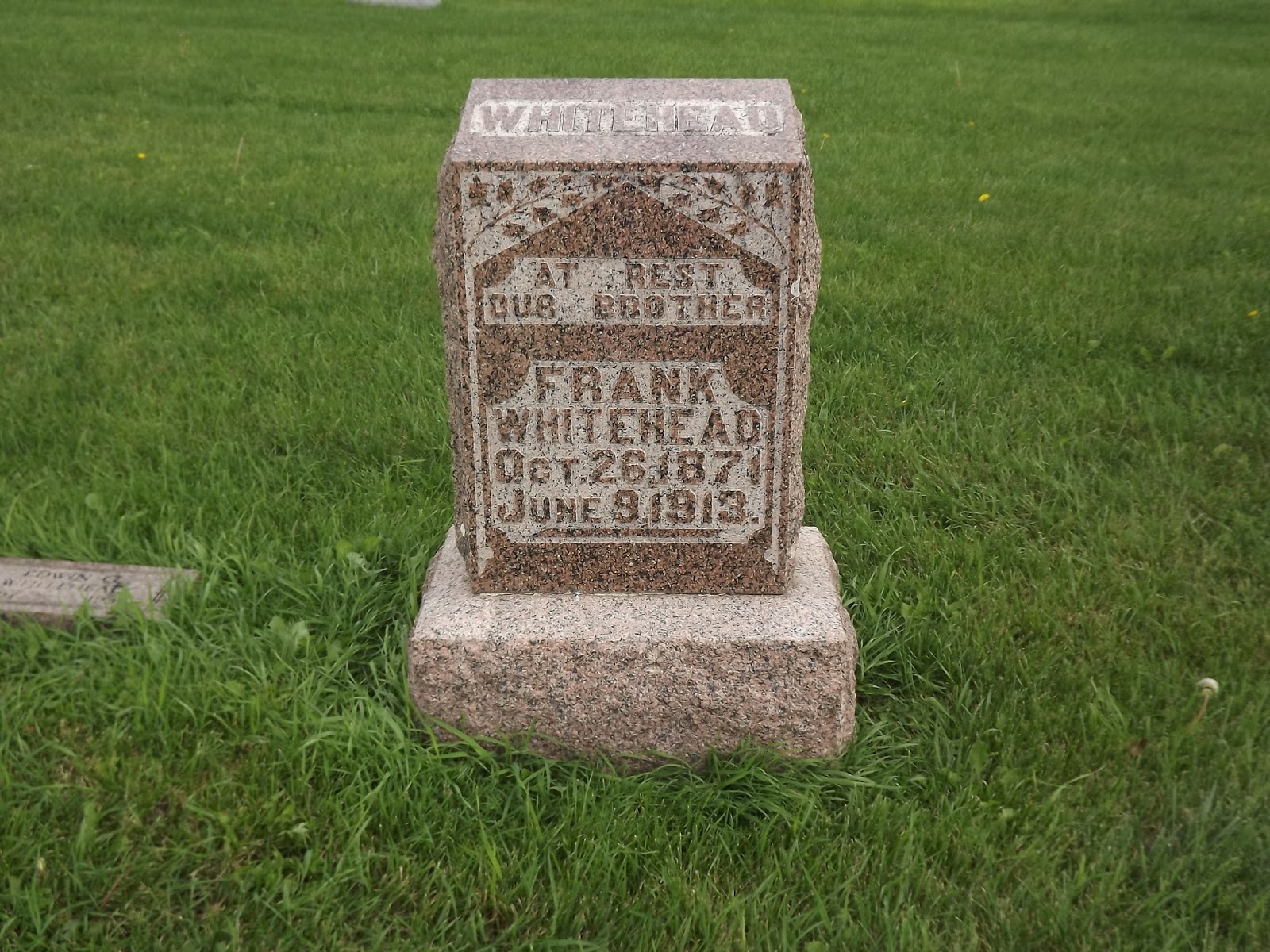 Cedar Cemetery Frank Whitehead