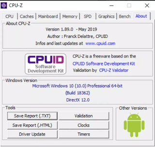 تحميل برنامج CPU-Z 1.92.2