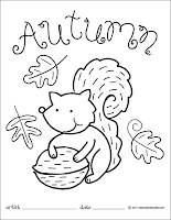 Free Autumn Coloring Pages | Autumn Weddings Pics
