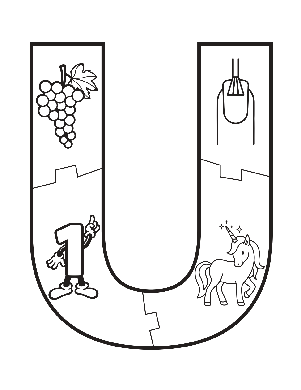 Dibujos del abecedario para imprimir