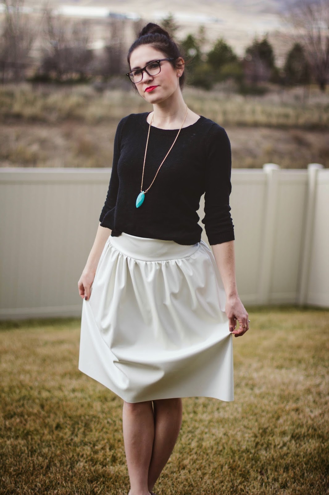 DIY Leather Skirt