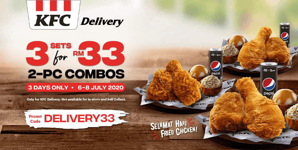 Kod Promosi KFC Delivery33 Promo Codes MY