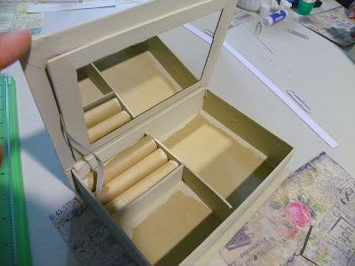 Altered Paper Mache Jewelry Box