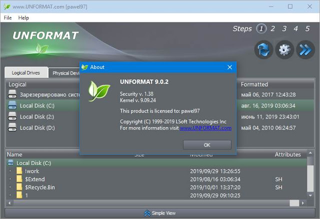 Screenshot UNFORMAT Professional 9.0.2 Full Version Screenshot UNFORMAT Professional 9.0.2 Full Version