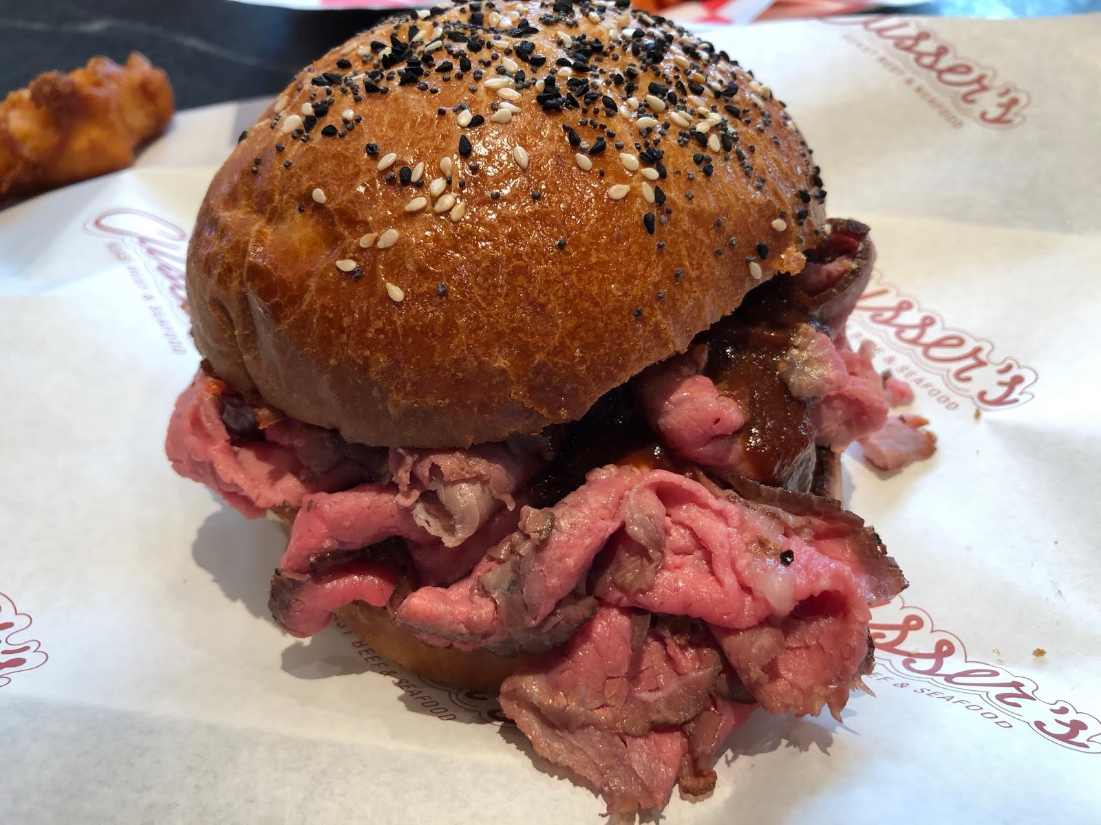 The Passionate Foodie Cusser's Roast Beef & Seafood Impressive North
