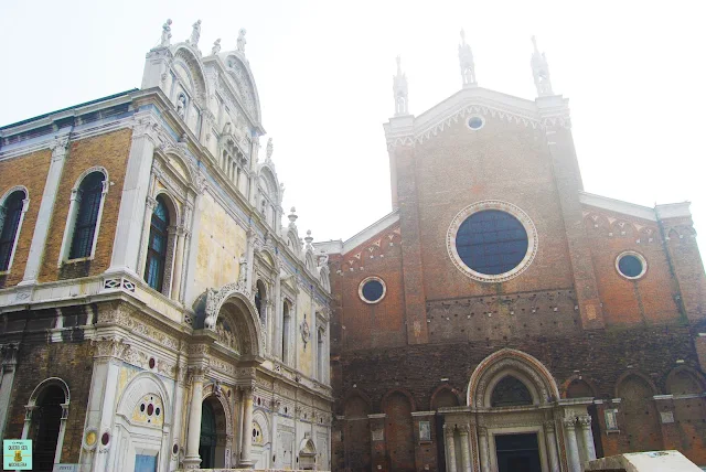 Basílica Santi Giovanni e Paolo junto a la Scuola Grande di San Marco, Venecia