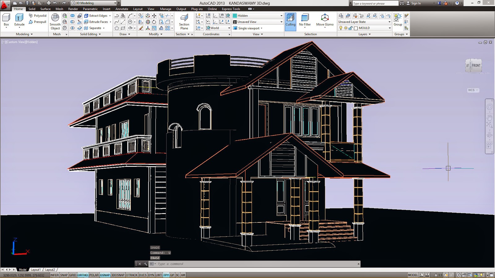 autocad drawing projects