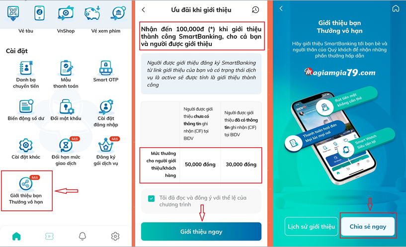 Kiếm tiền với BIDV SmartBanking Online