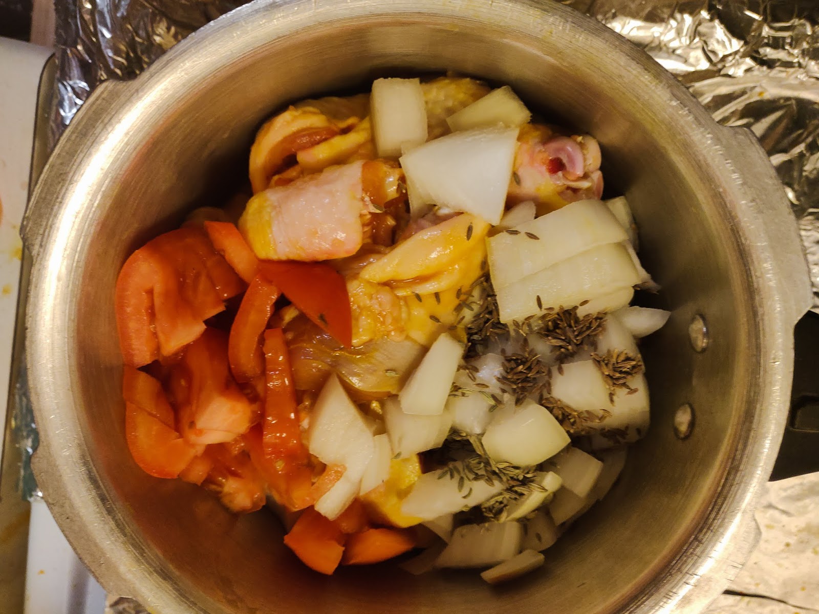 Pressure Cooker Chicken gravy recipe IamGeetha