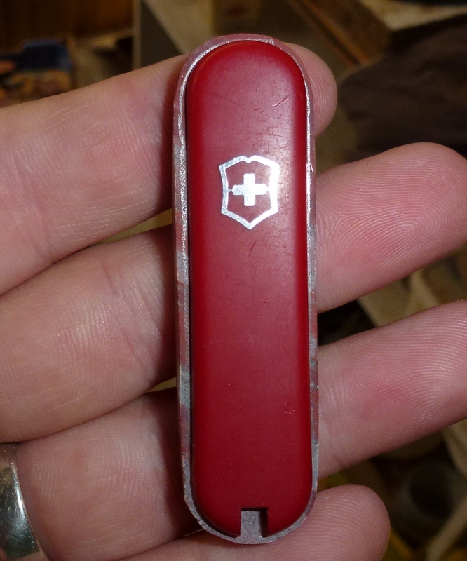 Jaka Gems Custom Scales for a Victorinox Swiss Army Knife Gemstone