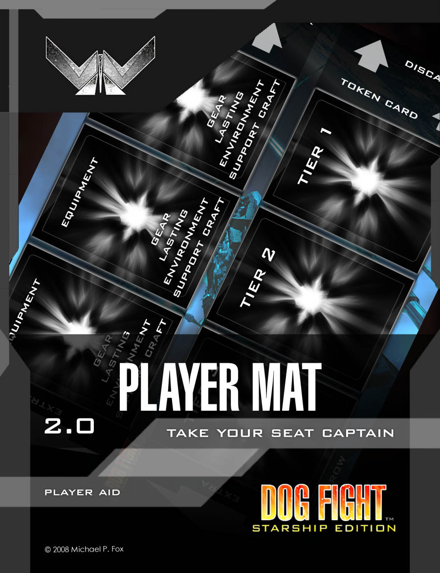 Dog Fight: Starship Edition player mat