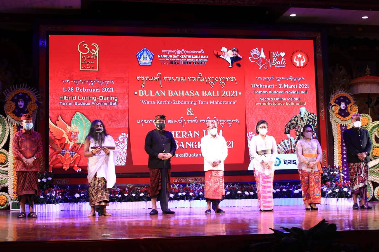 Gubernur Koster : Komitmen Pelestarian Bahasa dan Budaya Tetap Terjaga di Tengah Pandemi