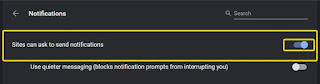 Cara Memblokir permintaan notifikasi di Google Chrome