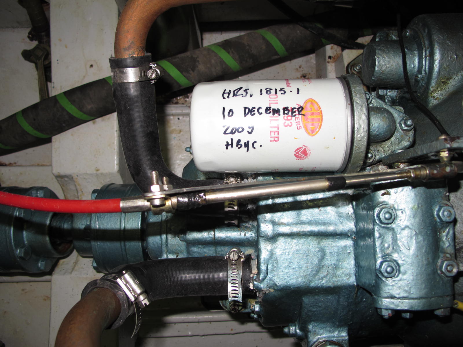 Roys Hillman Imp years The Perkins 4108 marine diesel engine