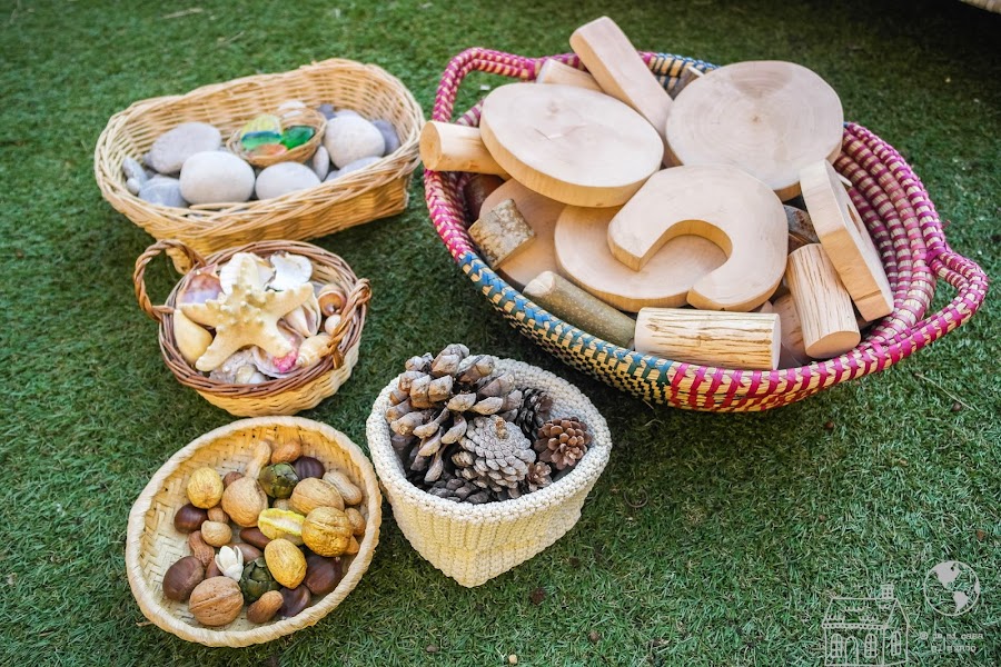 cestas elementos naturales waldorf