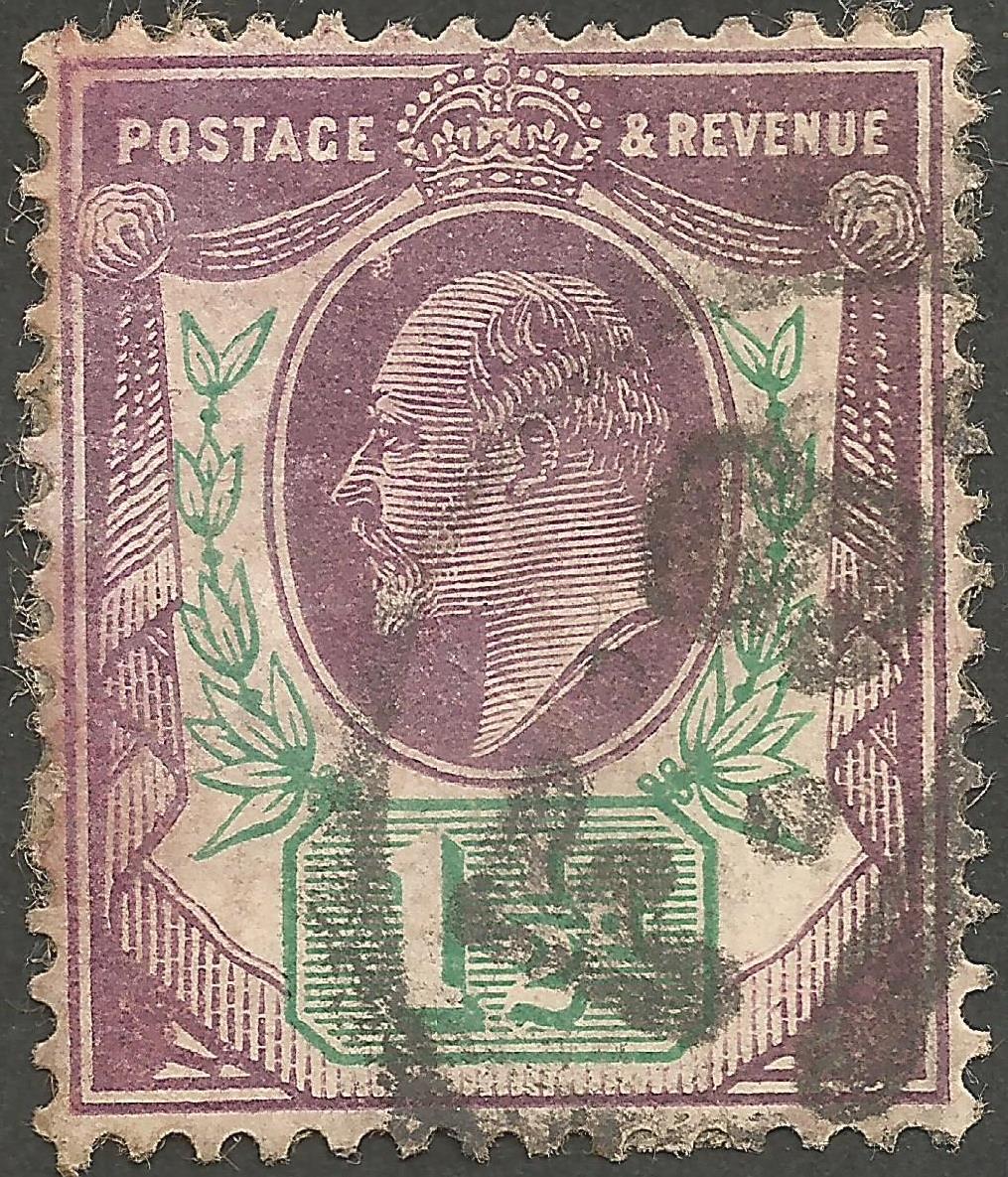 Stamps Stamp Great Britain (1902) King Edward VII 1 1/2p