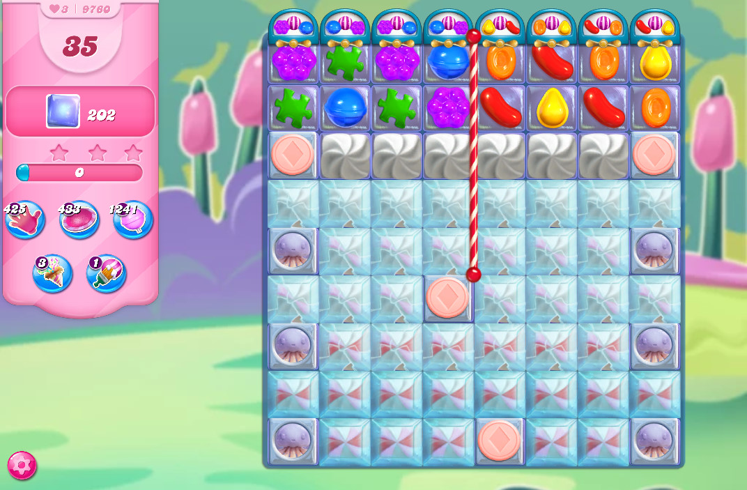 Candy Crush Saga level 9760