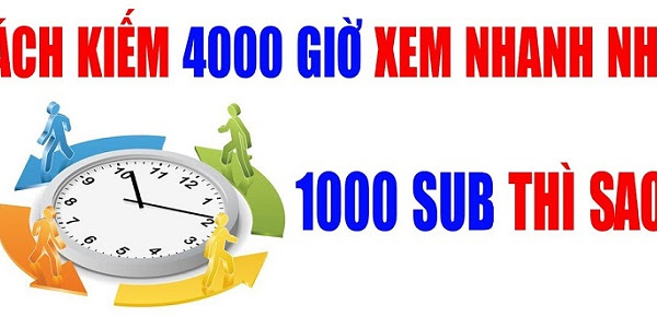 Bài 09 - Làm sao để có 4000 giờ xem & 1000 Subscribe ?