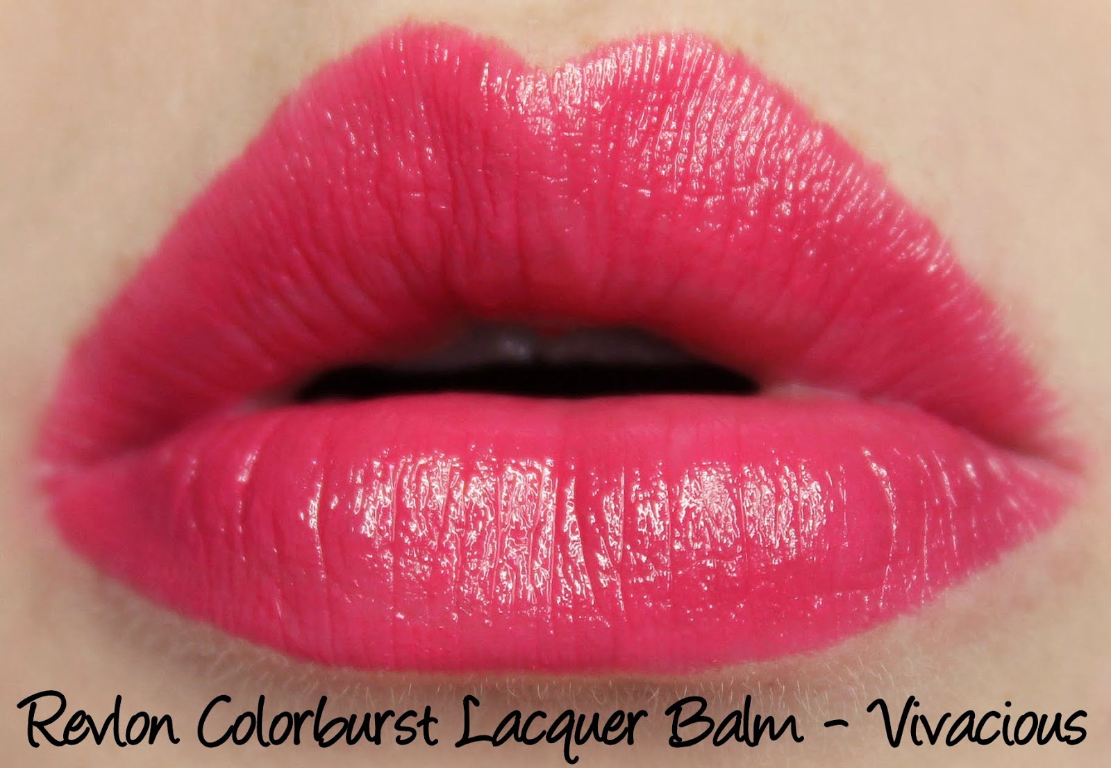 Revlon Colorburst Lacquer Balm - Vivacious Swatches & Review