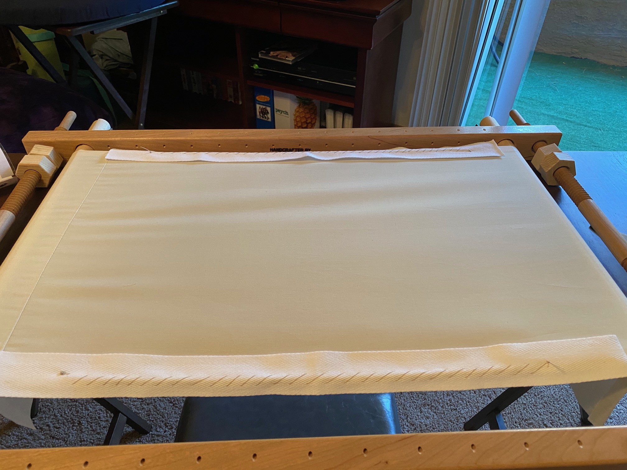 Setting Up the Japanese Embroidery Frame