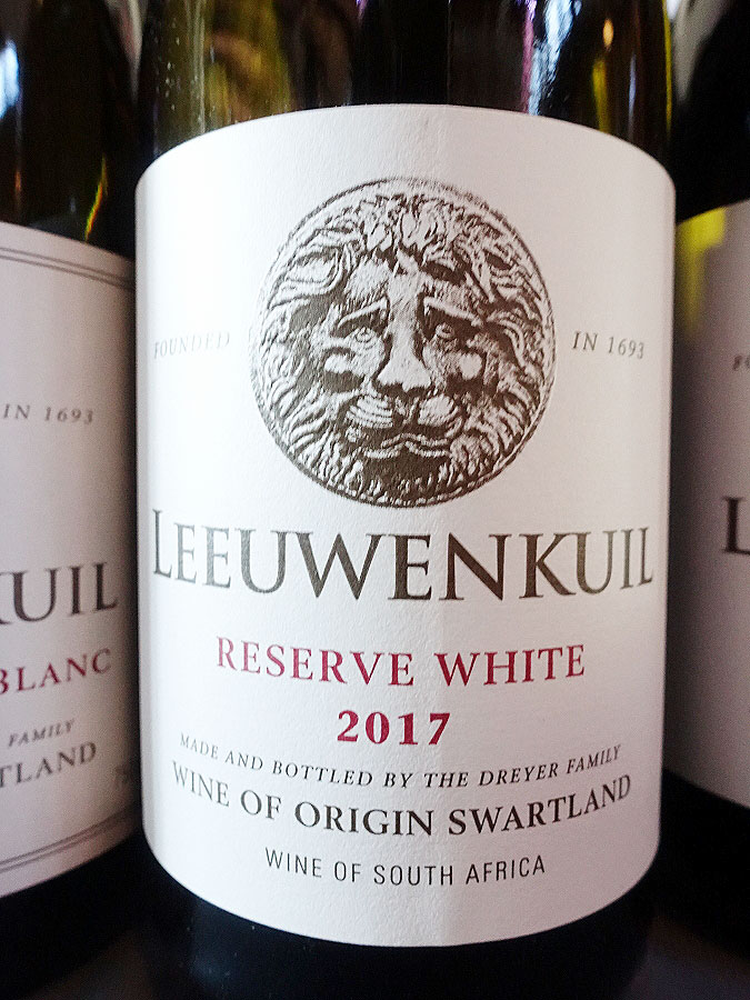 Leeuwenkuil Reserve White 2017 (88+ pts)