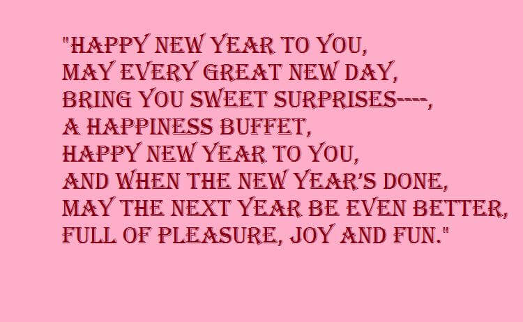 Happy New Year 2022 Poem Funny