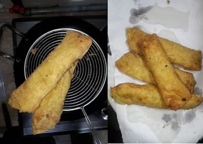 chicken-rolls-are-fried