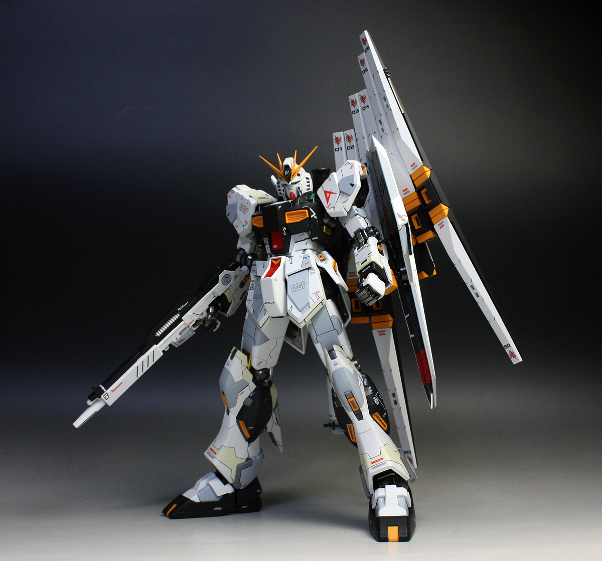 MG 1/100 nu Gundam ver. Ka painted build Gundam Kits
