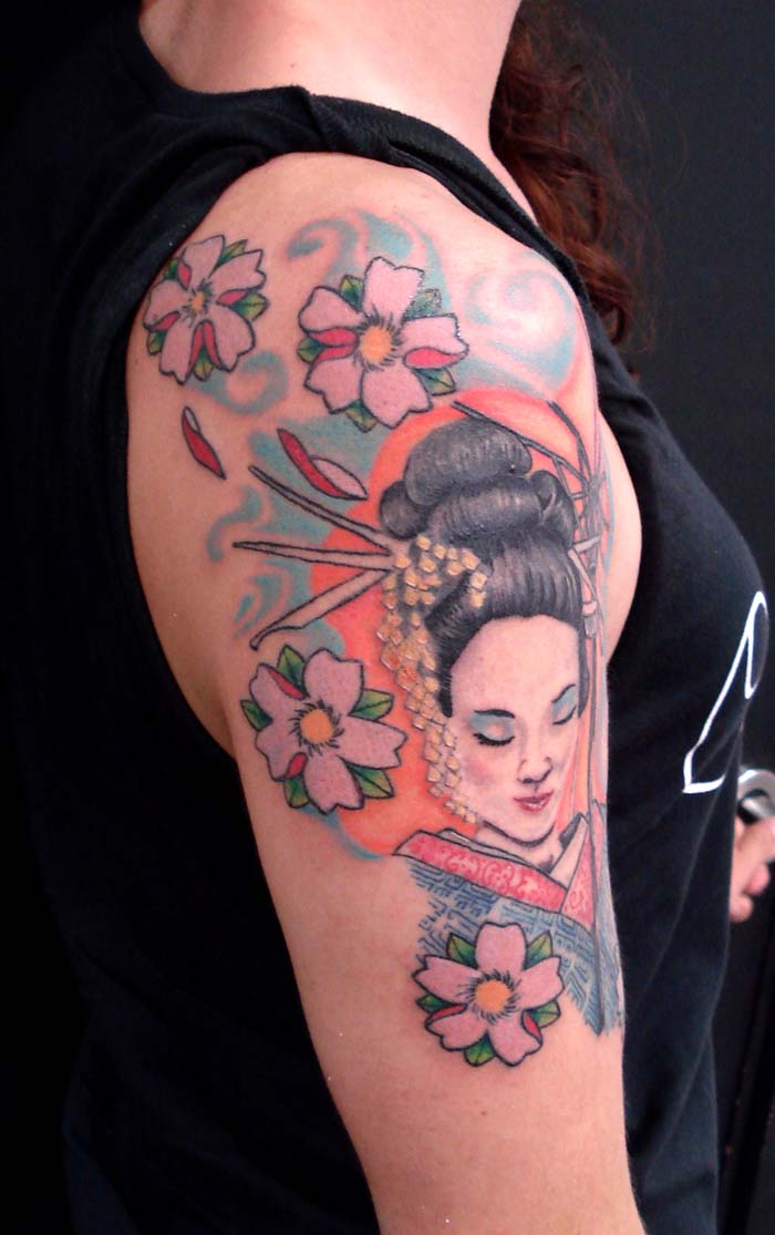 Tatuagem de Gueixa II Tattoo Ladies Tatuagens Femininas