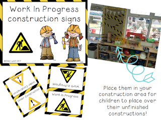 https://www.teacherspayteachers.com/Product/Work-In-Progress-Construction-Signs-3304300