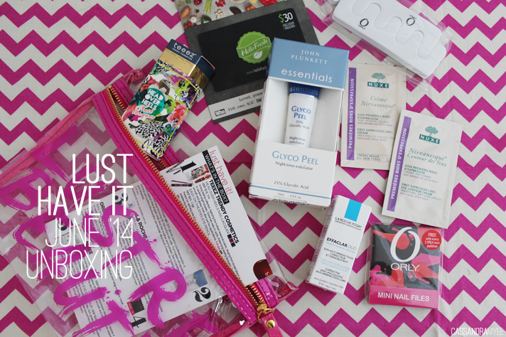 LUST HAVE IT // Women's Beauty Box June '14 | Unboxing + Initial Thoughts - CassandraMyee
