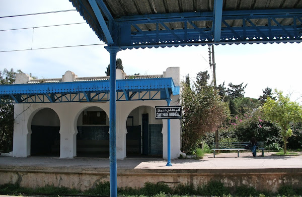 La Estación de cártago en Túnez. Viajar sola
