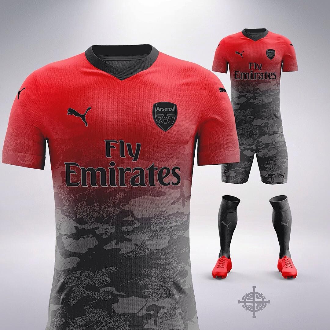 Camiseta Arsenal Concept Personalizado