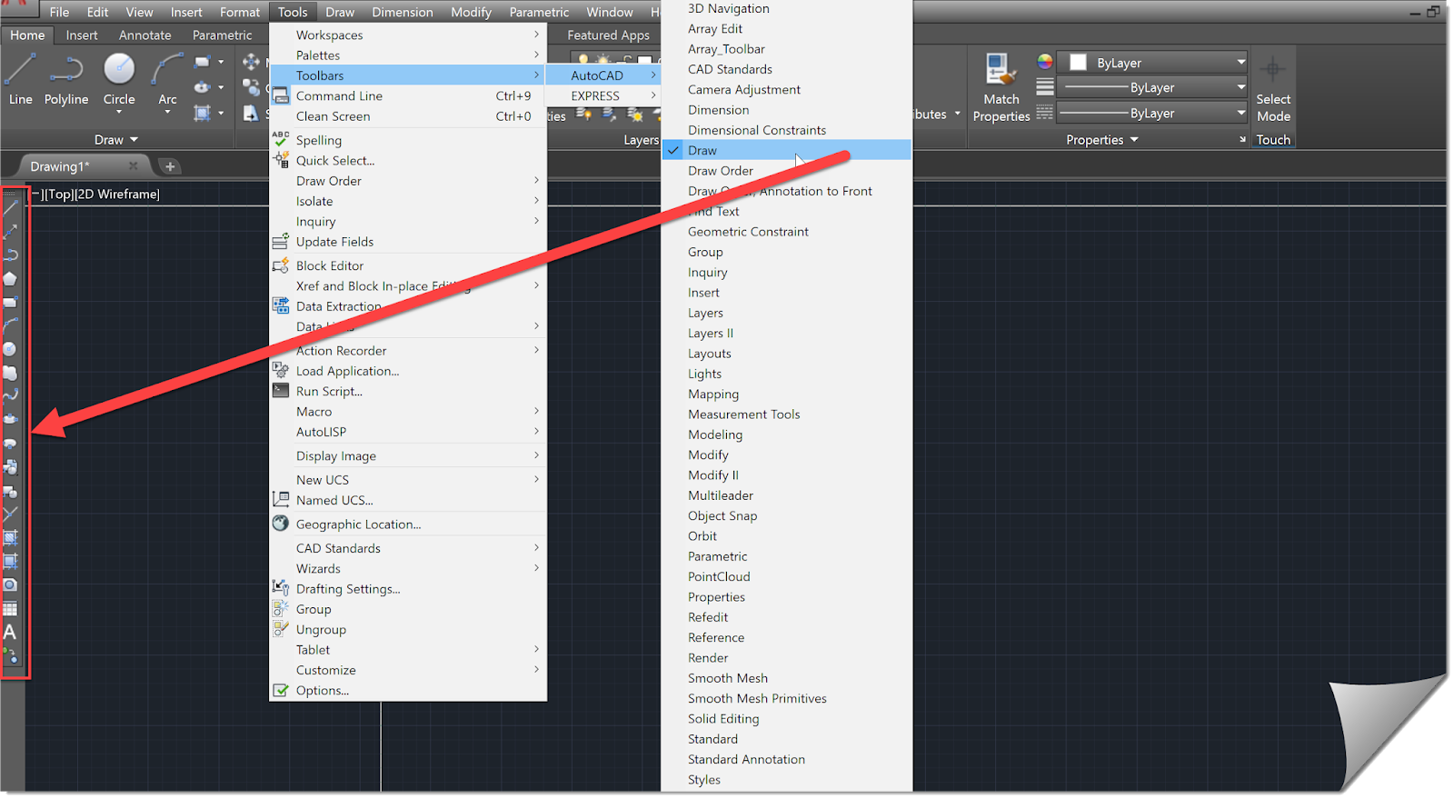 Agora CAD Lansarea comenzilor in AutoCAD