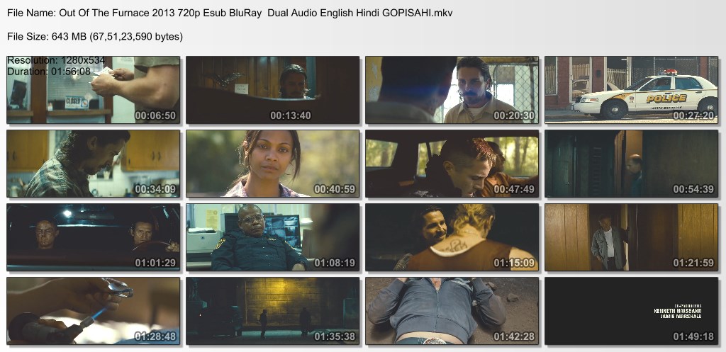 Out Of The Furnace 2013 720p Esub BluRay Dual Audio English Hindi GOPISAHI