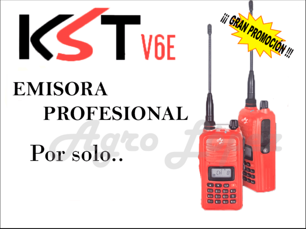 Emisora KST UHF profesional para caza, Envío 48/72 horas