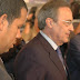 Pedro Lopez con Florentino Perez presidente del Real Madrid